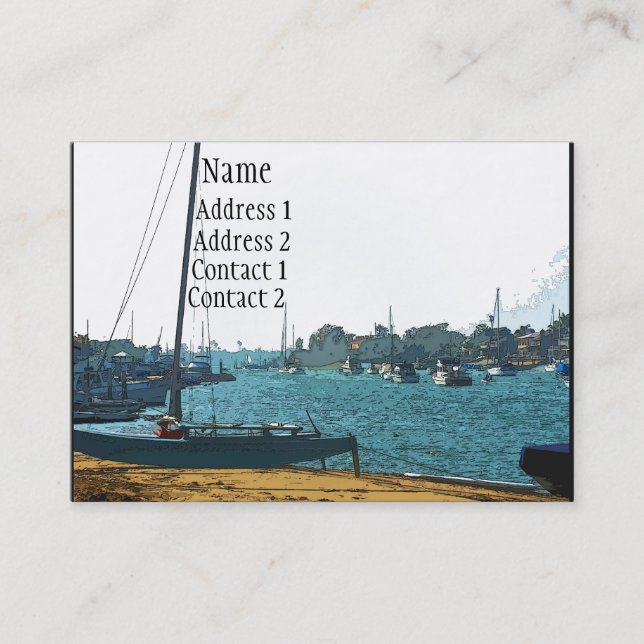 Island Boats Business Card (Front)