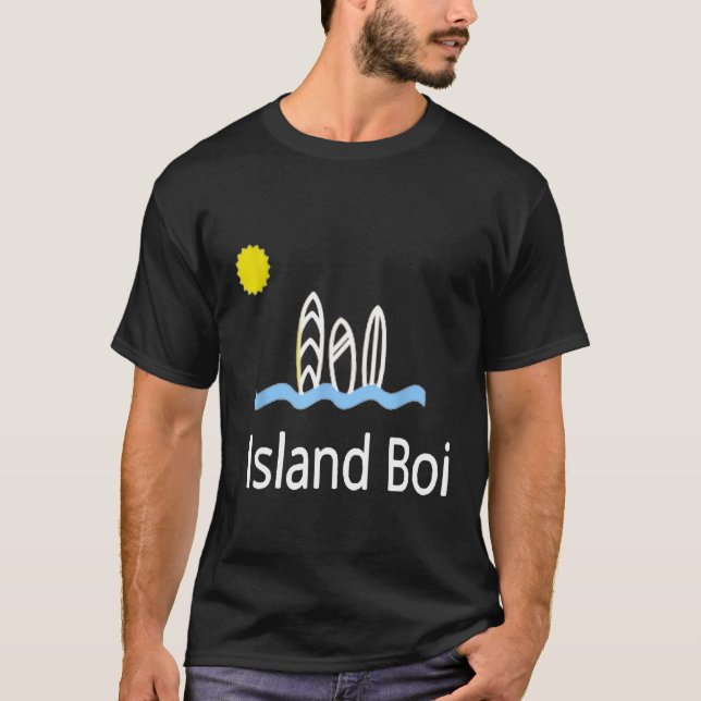 Island Boi Sun Surf T-Shirt (Front)
