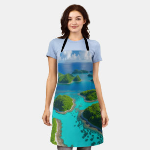 Island Breeze in Every Bake – Tropical Archipelago Apron