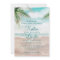 Island Breeze Painted Beach Scene Tropical Wedding