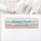 Island Breeze Painted Beach Wedding Return Address