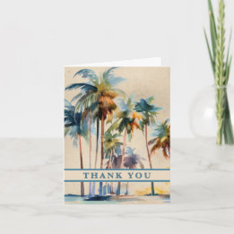 Island Breeze Thank You Card