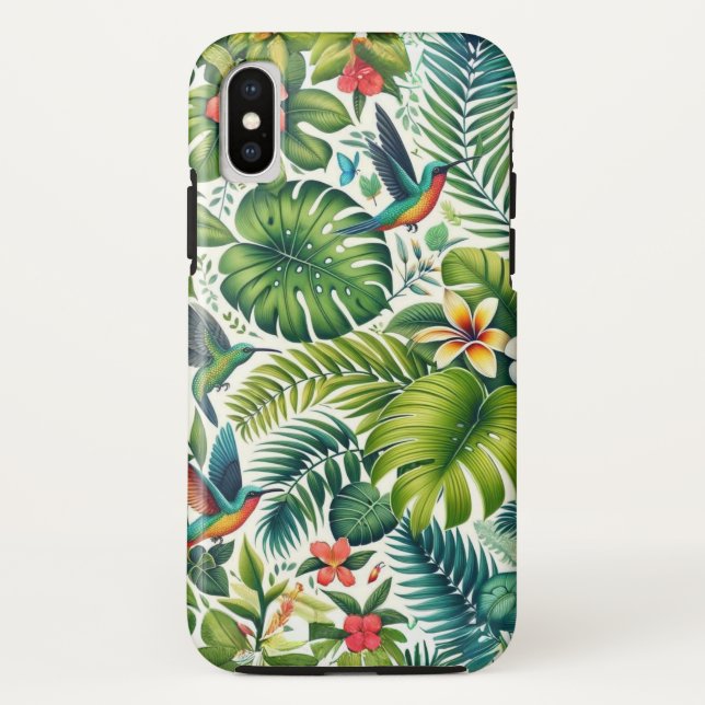 Island Breeze Tropical Pattern Case-Mate iPhone Case (Back)