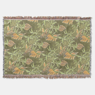 Island Browns Throw Blanket