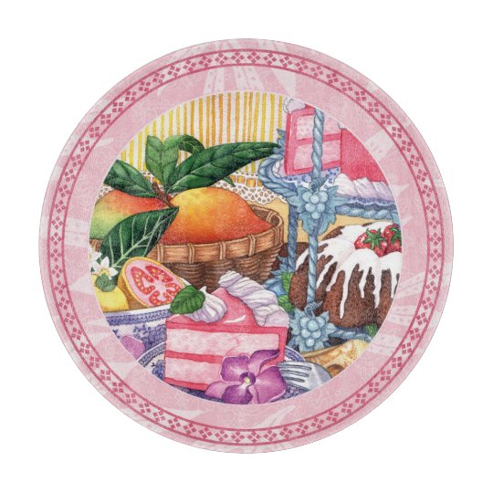 Island Cafe - Guava Chiffon Dessert Cutting Board