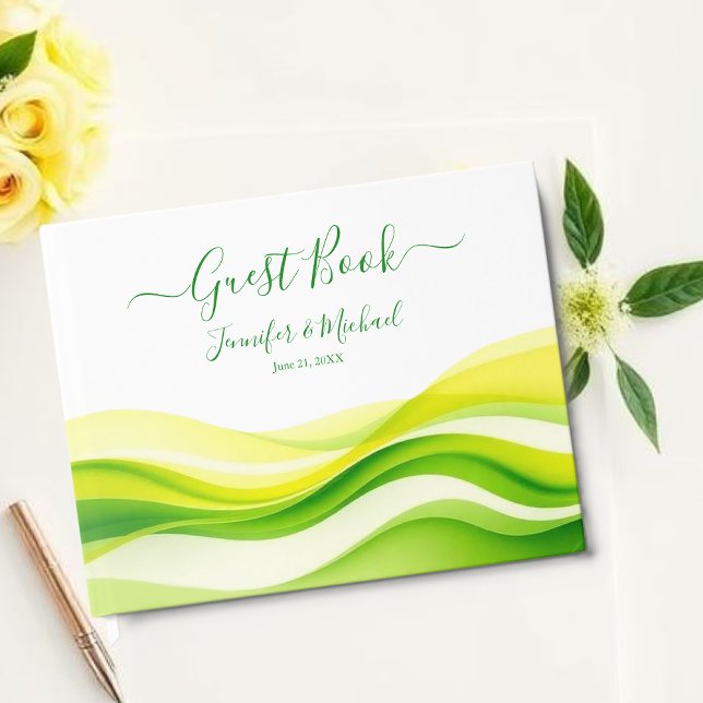 Island Citrus Green and Yellow Guest Book (Island Citrus Green and Yellow Guest Book)