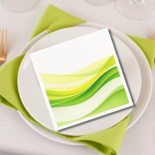 Island Citrus Green and Yellow Napkin