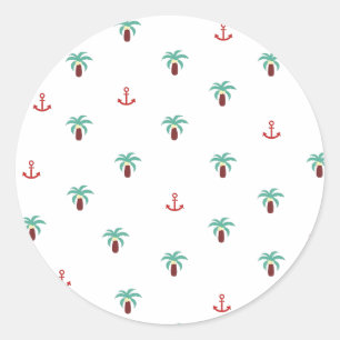 island classic round sticker