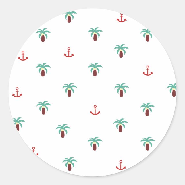 island classic round sticker (Front)