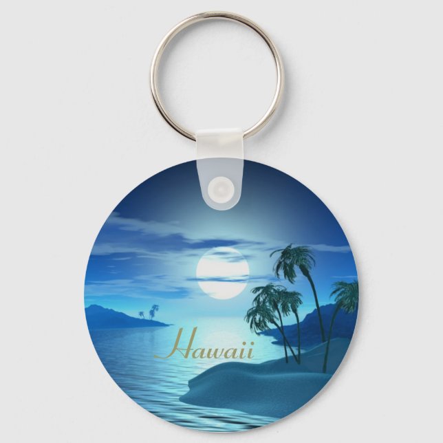 island cove-Hawaii Key Ring (Front)