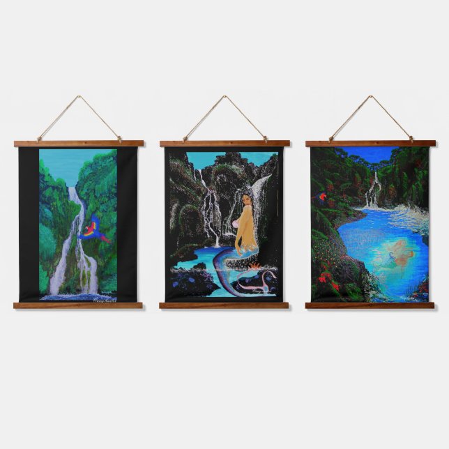 Island dreaming  hanging tapestry (Triple)