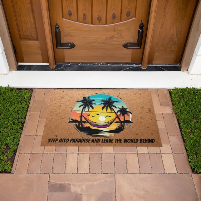 Island Dreams - The Caribbean Friends Collection Doormat (Outdoor)