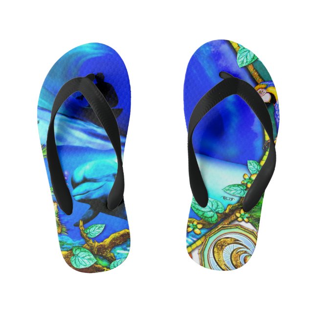 Island Echoes flops Kid's Flip Flops (Footbed)