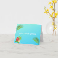 Island Escape Customisable Greeting 