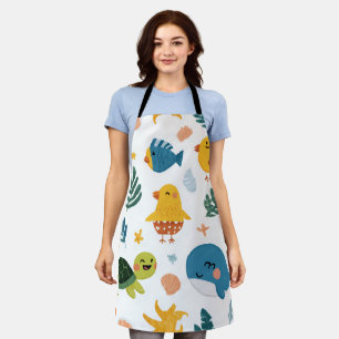 Island Flow All-Over Print Apron Gift