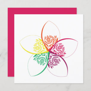 island flower invitation