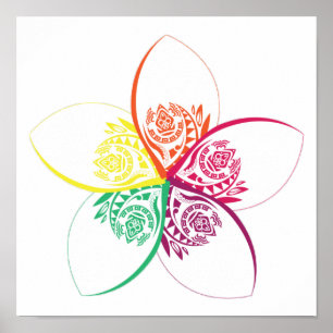 island flower poster