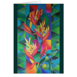 "ISLAND FLOWERS ~ HELICONIA"