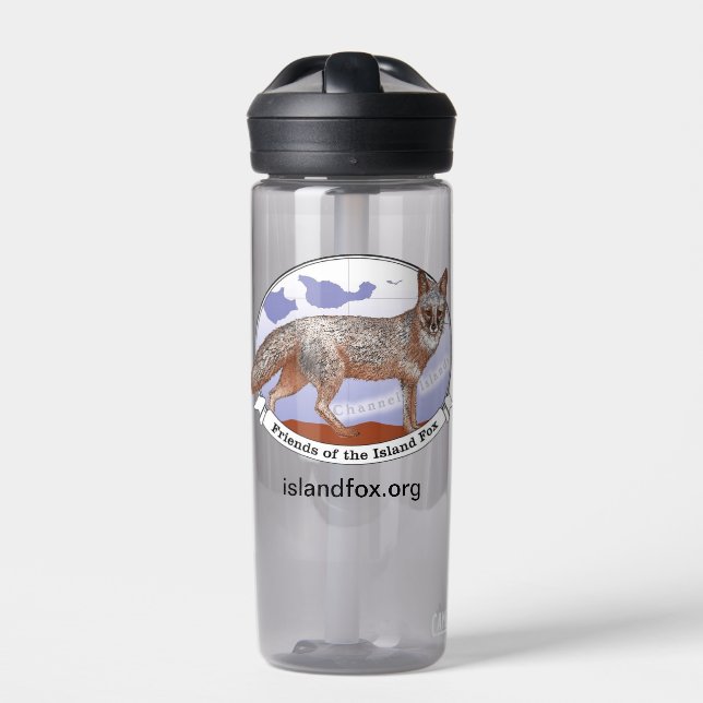 Island Fox Logo CamelBak® Water Bottle 20 oz (Front)