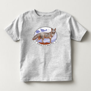Island Fox Logo Grey Toddler T-Shirt