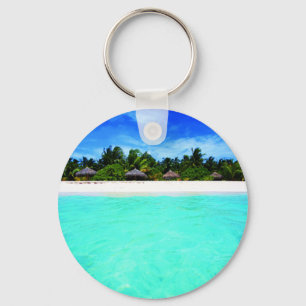 Island from the sea key ring