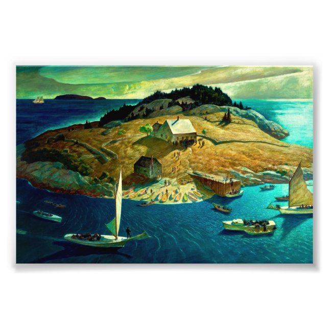Island Funeral by Newell Convers Wyeth Photo Print (Front)