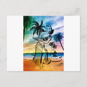 ISLAND GIRL 1.jpg Postcard