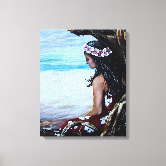 Island Girl Canvas Print (Front)