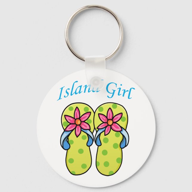 Island Girl Key Ring (Front)
