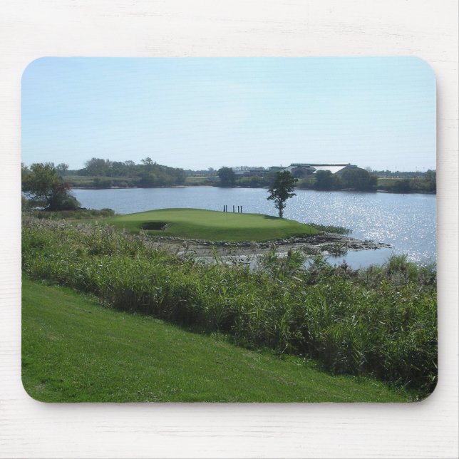 Island Golf Hole Mouse Mat (Front)