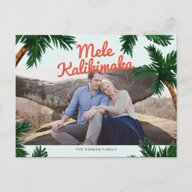 Island Greeting Holiday Postcard (Front)