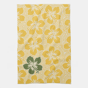 Island Hibiscus Hawaiian Kitchen Towel