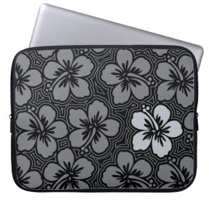 Island Hibiscus Hawaiian Neoprene Wetsuit Laptop Sleeve