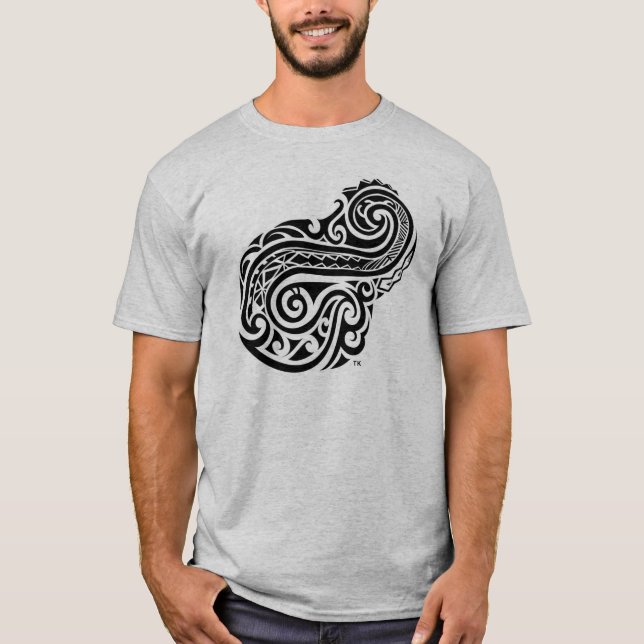 Island Hook Design T-Shirt (Front)