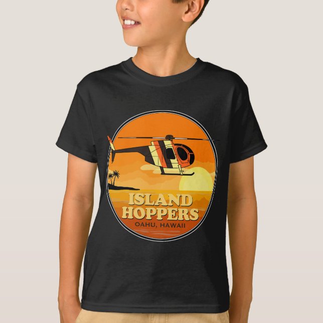 Island Hoppers Classic 80's TV  T-Shirt (Front)