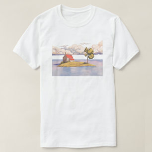 Island House Solitude Art Tee