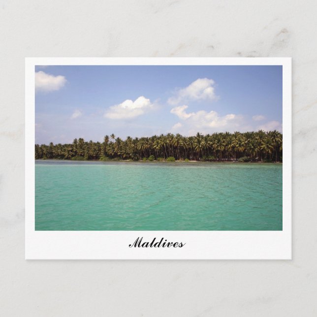 Island in Maldives Postcard (Front)