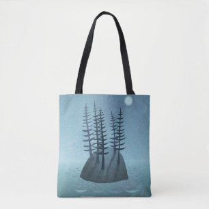 Island in the Ocean Art Tote Bag