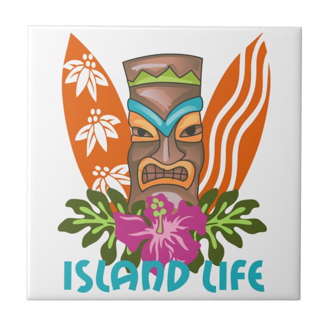 Island Life Tile (Front)