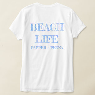 Island Lighthouse Women's Vneck Tshirt