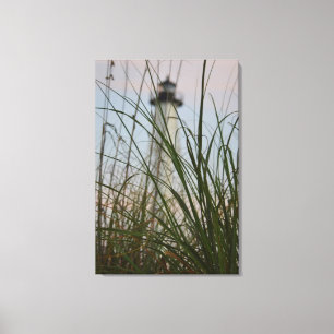 Island Lighthouse - Wrapped Canvas