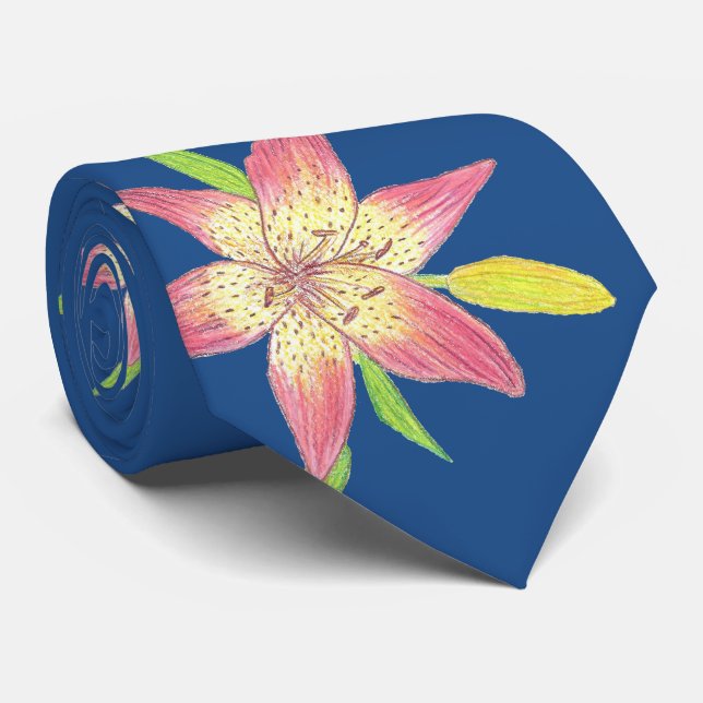 Island Lily Tie (Rolled)