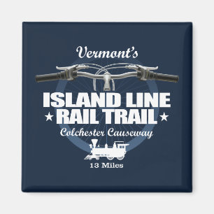 Island Line Rail Trail (H2) Magnet