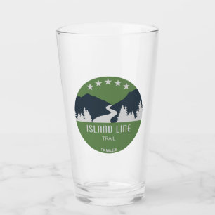 Island Line Trail Glass