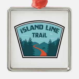 Island Line Trail Metal Tree Decoration