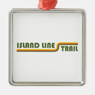 Island Line Trail Metal Tree Decoration
