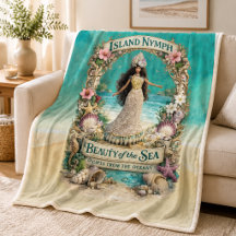 Island Nymph Tropical Spiritual Ocean Fantasy Art