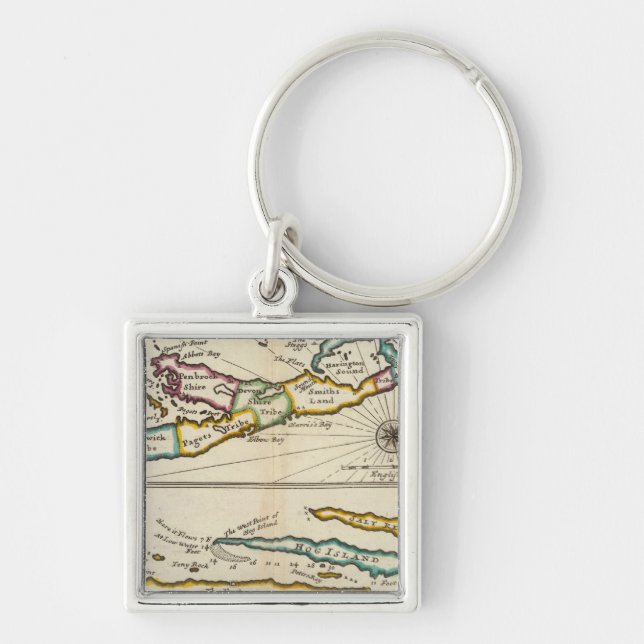 Island of Bermuda, Part of Providence Island Key Ring (Front)