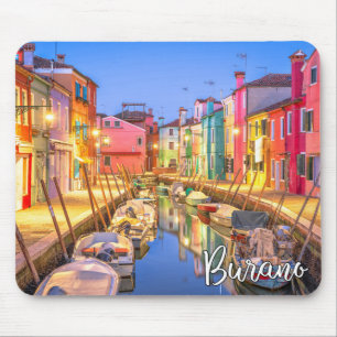 Island Of Burano, Italy Mouse Mat