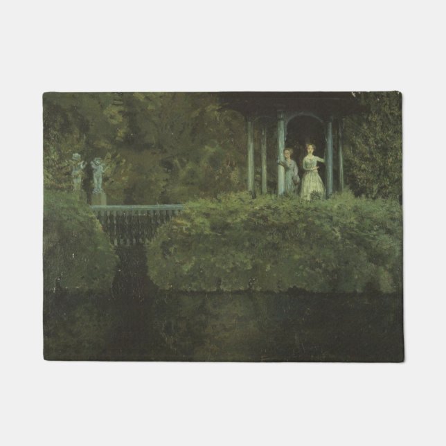 Island of Love (by Konstantin Somov) Doormat (Front)
